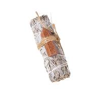 Namzi 1 Piece Natural California White Rat Tail Grass red Single Pointed Energy Stone Hexagonal Prism Aromatherapy Wand Cedar Wand Set Aromatherapy Ornament Decoration