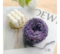 Namzi 1 Rolls Boucle Yarn Fluffy Loop Yarn for DIY Hand Knit Crochet Scarves Dolls Sweaters and Artisan Handmade Craft Pieces,50g, Purple