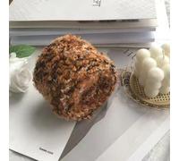 Namzi 1 Rolls Boucle Yarn Fluffy Loop Yarn for DIY Hand Knit Crochet Scarves Dolls Sweaters and Artisan Handmade Craft Pieces,50g, Dark Brown