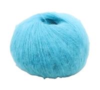 Namzi 1 Rolls Plush Fine Wool Yarn Knitting Yarns, Versatile Blended Fabric for DIY Knit Crochet Sweaters, Scarves, Hats & Bags,25g,Blue