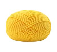 Namzi 1 Rolls Soft Cotton Wool Blend Yarn 35g, Crafting Fiber for Cozy Knits & Crochet，Create Warm Scarves, Blankets, Cushions & Handmade Decor,Yellow A