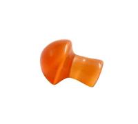 Namzi 10 Pieces of Natural Crystal Mushroom Ornament mini 2 * 1.5cm Small Mushroom Orange Crystal Stone Handicraft Desktop Ornament Decoration