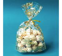 Namzi 100pcs Rainbow Dot Cellophane Treat Bags with Twist Tie Plastic Gift Bags Candy Goodie Bags for Birthday Baby Shower Party Snacks Cookies Packaging Supplies-Style B