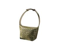 Namzi 1pc Green Weave Bag, Soft PU Weave Small Handbag, Super Cute, Daily Use Hot Item in Handbags and Wallets