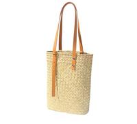 Namzi 1pc primary color Weave Bag，7.67 * 3.34 * 10.23inch， Adorable Grass Style, Trendy， Versatile Must Have in Handbags Wallets
