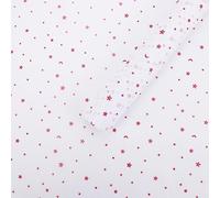 Namzi 20 Sheets Wrapping Paper, Moon Star Tissue Paper White Background,red, 27.6 * 19.7in for Gifts DIY Crafts
