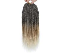 Namzi 24inch Crochet Box Braids Hair pre looped Goddess Braiding Hair 6 Packs Box Braids Crochet Hairs，D