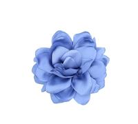 Namzi 2pcs Dainty Satin Fabric Brooches for Women Rose Floral Brooch for Party Dance Wedding Banquet Fashion Brooch Pin for Women,Blue