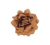 Namzi 2pcs Dainty Satin Fabric Brooches for Women Rose Floral Brooch for Party Dance Wedding Banquet Fashion Brooch Pin for Women,Brown, Cloth, no gemstone