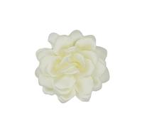 Namzi 2pcs Dainty Satin Fabric Brooches for Women Rose Floral Brooch for Party Dance Wedding Banquet Fashion Brooch Pin for Women,Light Beige, Cloth, no gemstone