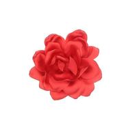 Namzi 2pcs Dainty Satin Fabric Brooches for Women Rose Floral Brooch for Party Dance Wedding Banquet Fashion Brooch Pin for Women,Red