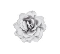 Namzi 2pcs Dainty Satin Fabric Brooches for Women Rose Floral Brooch for Party Dance Wedding Banquet Fashion Brooch Pin for Women,Grey
