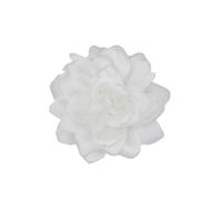 Namzi 2pcs Dainty Satin Fabric Brooches for Women Rose Floral Brooch for Party Dance Wedding Banquet Fashion Brooch Pin for Women,White, Cloth, no gemstone