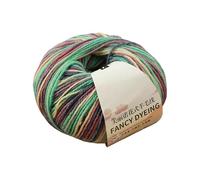 Namzi 4 Rolls(Total 200g) Variegated Wool Yarn, Soft Yarns for Crochet & DIY Handcrafting, Wool Yarn for Knitting Garments & Home Decor, Style Q
