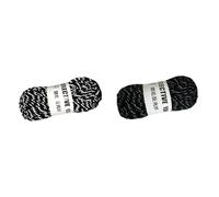 Namzi 4pcs Reflective Yarn,Sparkle Yarn,for Crafts Glow in The Dark for Crochet for Reflective High Visibility Warm Winter Loop Reflective Hat，200g，220 Yards，Black