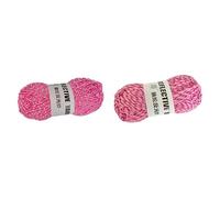 Namzi 4pcs Reflective Yarn,Sparkle Yarn,for Crafts Glow in The Dark for Crochet for Reflective High Visibility Warm Winter Loop Reflective Hat，200g，220 Yards，Pink