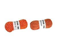 Namzi 4pcs Reflective Yarn,Sparkle Yarn,for Crafts Glow in The Dark for Crochet for Reflective High Visibility Warm Winter Loop Reflective Hat，200g，220 Yards，Orange