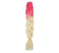 Namzi Braiding Hair Extensions for Women 6 Packs 100g/Pack 24Inch High TemperatureSynthetic Braiding Hair for Twist Crochet Braids ，Rose to Blonde