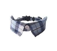 Namzi Cats Collar with Buckle Adjustable Safety Soft Collars for Small Dogs or cats，Tartan A05