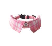 Namzi Cats Collar with Buckle Adjustable Safety Soft Collars for Small Dogs or cats，Tartan A06