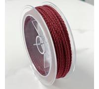 Namzi Dark Red Solid Color Dragon Scale Cotton Cord Yarn 1 Roll,DIY Crafts, Crochet, Knitting, Handmade Accessories, Decor