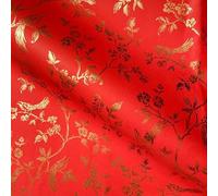 Namzi gifts, flower wrapping paper, Chinese style magpie branch packaging paper, 29.5 * 20.7in, 5 Sheets,red