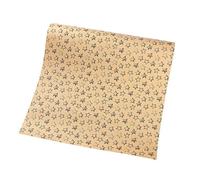 Namzi gifts, flower wrapping paper, natural wood color, five pointed star,Retro kraft paper,27.6 * 19.7in, 10 Sheets