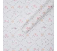 Namzi gifts, flower wrapping paper,waterproof art paper flowers,22.8 * 19.7in,15 sheets,white