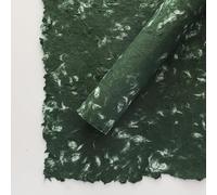 Namzi gifts, flowers, gift box packaging paper, vintage two tone texture hand torn paper, flower packaging paper (dark green)
