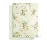 Namzi gifts, flowers packaging paper,flowers pattern printed,10 Sheets,20.5 * 15in,green