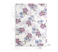 Namzi gifts, flowers packaging paper,flowers pattern printed,10 Sheets,20.5 * 15in,white