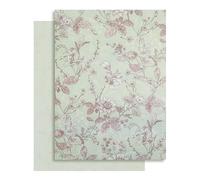 Namzi gifts packaging paper,flowers pattern printed,thickened,bouquet packaging paper,10 Sheets,20.5 * 15in,green