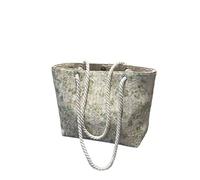 Namzi Green Weave Bag 1 Piece，Cute Lace Straw Bag, Stylish for Beach Days Brunch, Elegant and Practical