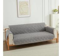 Namzi Grey Couch Cover 1 Piece,Solid Color,51.18 * 77.16inch,Minimalist Style,Practical Home Sofa Cover
