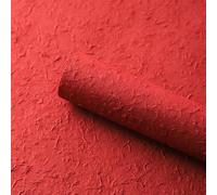 Namzi Hand Tear Dongba Paper, Flower Bundle Packaging Paper, Handmade Material Art,27.6 * 19.9in,10Sheets,Wine Red