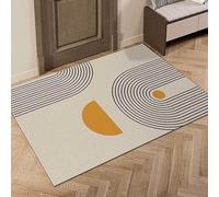 Namzi Khaki Bath Mat 16 * 24 Inch,1 Piece Geometric Pattern Bathroom Rug,Cozy Bathroom Rugs V