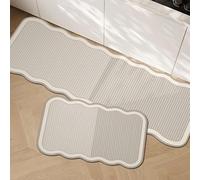 Namzi Khaki Brown Bathroom Rug Mat,Bath Carpet for Home Bathroom Decor,16 * 24 Inch,1 Piece B