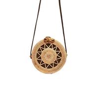 Namzi khaki Weave Bag 1 Piece，Cute Bali Style Rattan Woven Bag, Stylish Handheld Design, Perfect for Vacations Daily Outings U