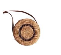 Namzi khaki Weave Bag 1 Piece,Cute Bali Style Rattan Woven Bag, Stylish Handheld Design, Perfect for Vacations Daily Outings V