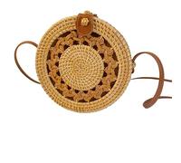 Namzi khaki Weave Bag 1 Piece,Cute Rattan Woven Bag, Stylish Handheld Design, Perfect for Casual Outings Daily Use G