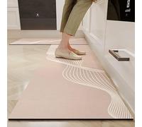 Namzi Pink Non Slip Bath Mat,16 * 24 Inch,1 Piece Bathroom mat for Home Bathroom Decor