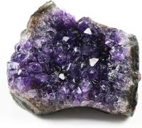 Namzi Raw Amethyst Stones and Crystals Rock, Natural Amathesis Crystal Clusters, Geodes with Crystals, Cuarzo Amatista Original, Real Amethyst Crystals Geode, Gemstones, Healing Crystals(240G)