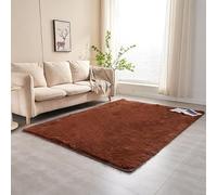 Namzi Soft Plush Rug,Cozy Floor Mat for Home Bedroom Living Room,78.74 * 118.11inch,1 Piece,Solid Brown
