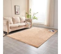 Namzi Soft Plush Rug,Cozy Floor Mat for Home Bedroom Living Room,78.74 * 118.11inch,1 Piece,Solid Color Khaki
