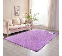 Namzi Soft Plush Rug,Cozy Floor Mat for Home Bedroom Living Room,78.74 * 118.11inch,1 Piece,Solid Violet