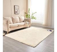 Namzi Soft Plush Rug,Cozy Floor Mat for Home Bedroom Living Room,78.74 * 118.11inch,1 Piece,Solid White