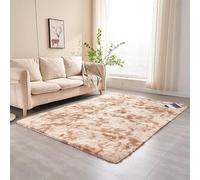 Namzi Soft Plush Rug,Cozy Floor Mat for Home Bedroom Living Room,78.74 * 118.11inch,1 Piece,Tie dye Brown
