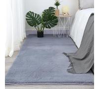 Namzi Soft Plush Solid Color Rug,Cozy Floor Mat for Home Bedroom Living Room,1 Piece,78.74 * 118.11inch,Grayish Blue