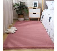 Namzi Soft Plush Solid Color Rug,Cozy Floor Mat for Home Bedroom Living Room,1 Piece,78.74 * 118.11inch,Pinkish Pink