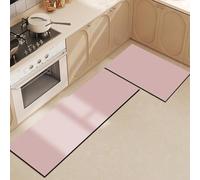 Namzi Solid Color Bathroom Rug Mat,Bath Carpet for Home Bathroom Decor,16 * 24 Inch,1 Piece,Pink
